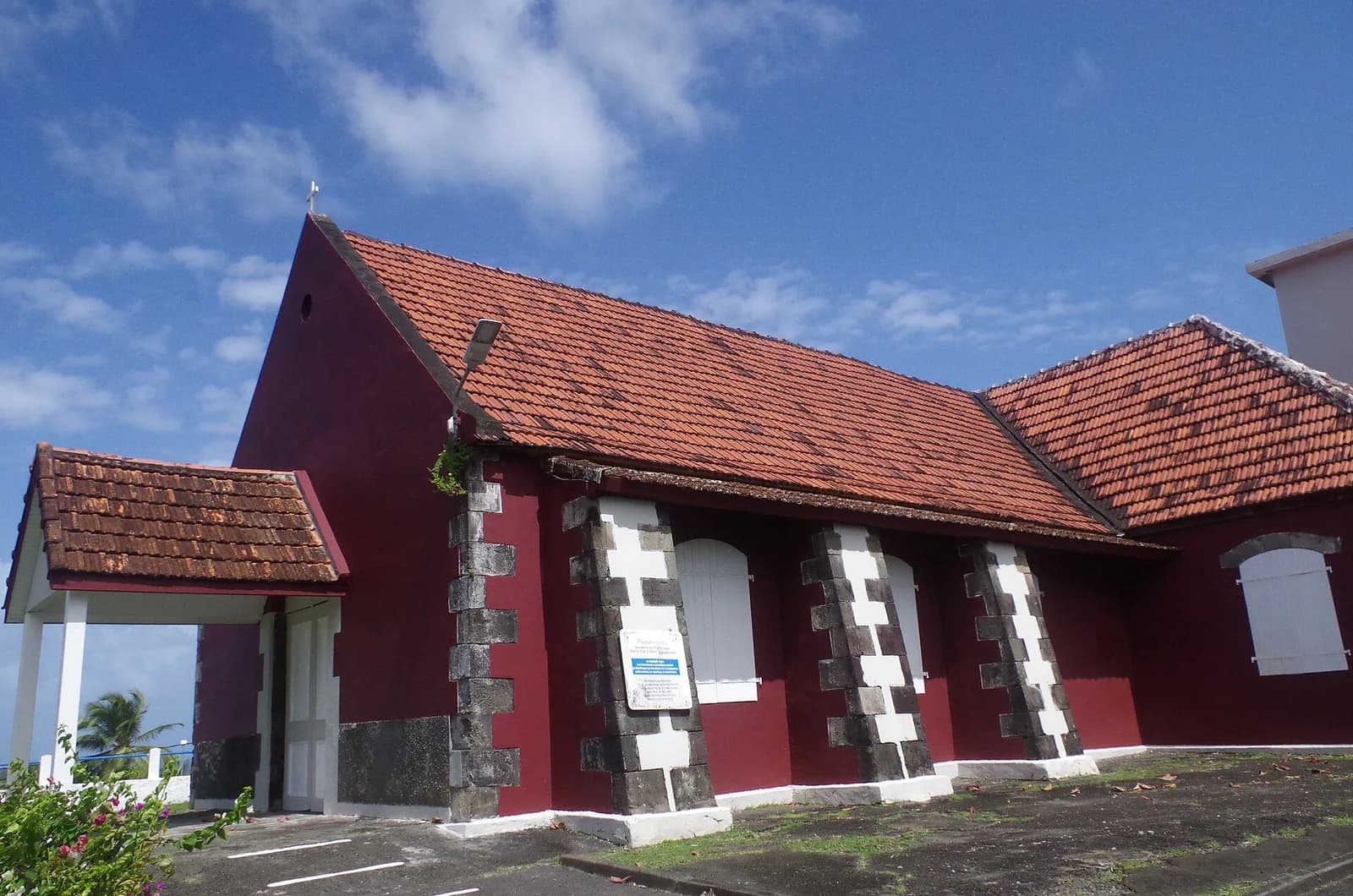 Église Sainte-Anne de Macouba, dans le nord de la Martinique